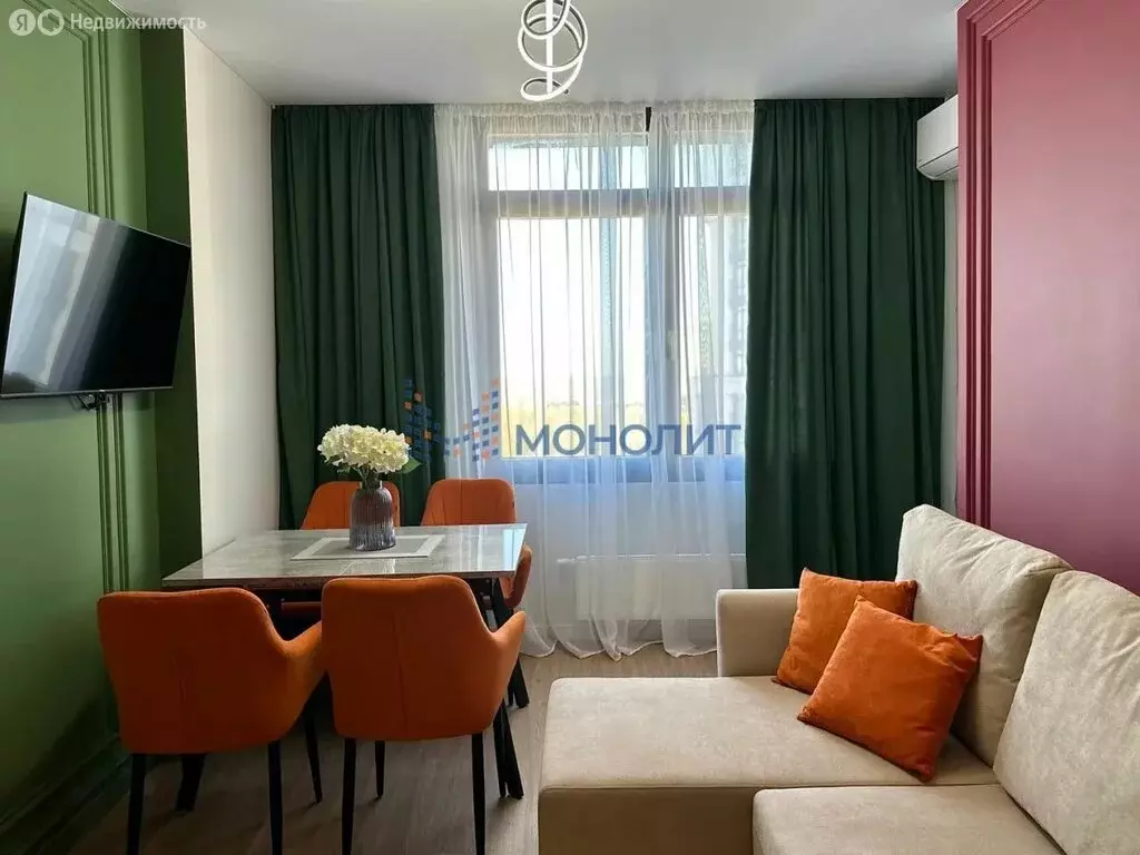 1-комнатная квартира: Нижний Новгород, улица Владимира Высоцкого, 1 ... - Фото 1