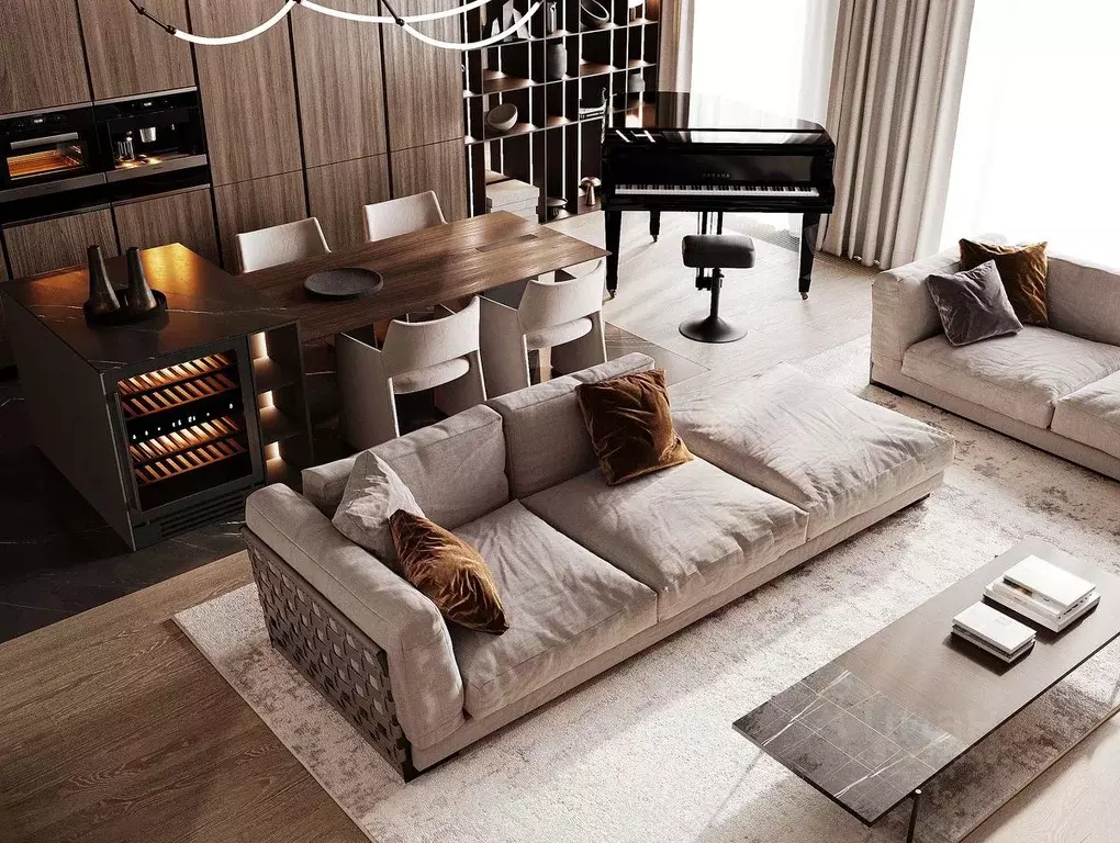 4-к кв. Москва 1-й Красногвардейский проезд, 22с1 (227.0 м) - Фото 1