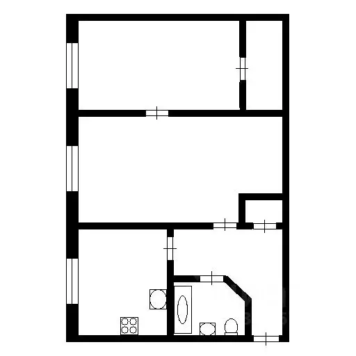 2-к кв. Санкт-Петербург ул. Руставели, 34К1 (45.8 м) - Фото 1