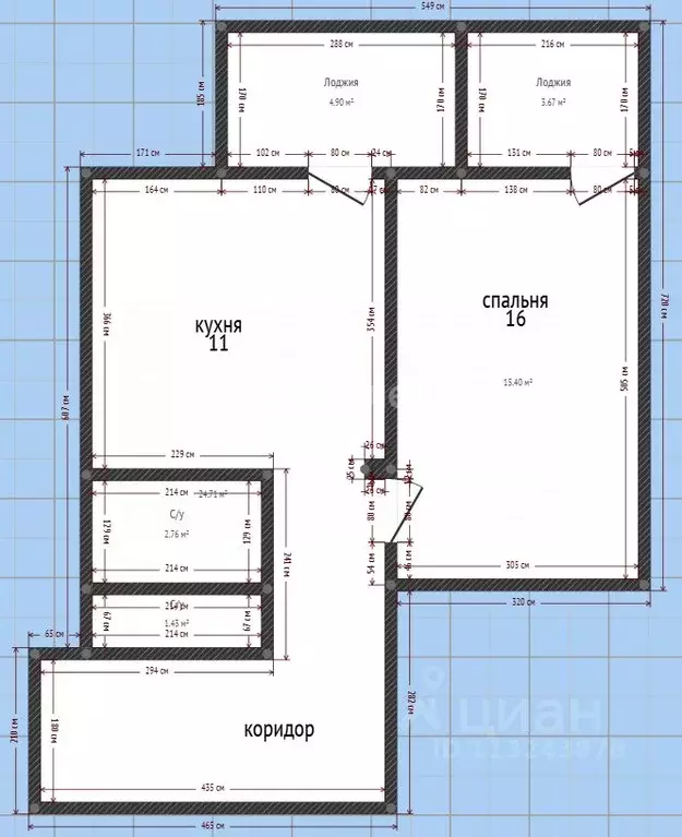 1-к кв. Дагестан, Махачкала ул. Ирчи Казака, 49 (48.0 м) - Фото 1