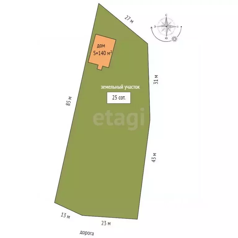 Дом в Свердловская область, Слободо-Туринский район, Усть-Ницинское ... - Фото 2