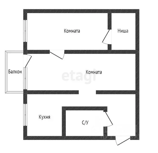 2-к кв. Приморский край, Владивосток ул. Давыдова, 28Б (43.7 м) - Фото 1