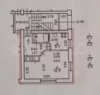 1-к. квартира, 32 м, 1/5 эт. - Фото 0