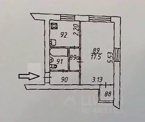 1-к кв. Владимирская область, Владимир ул. Фейгина, 9 (33.0 м) - Фото 1