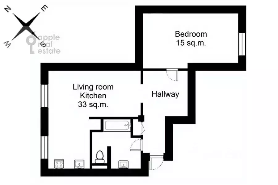 2-к кв. Москва Кутузовский просп., 4/2 (64.0 м) - Фото 2