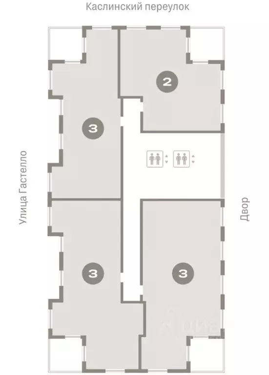 3-к кв. Свердловская область, Екатеринбург ул. Гастелло, 12 (119.45 м) - Фото 2