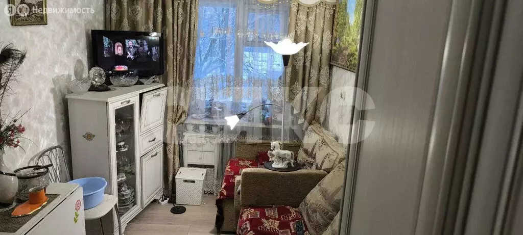 1к в -комнатной квартире (9.6 м) - Фото 1