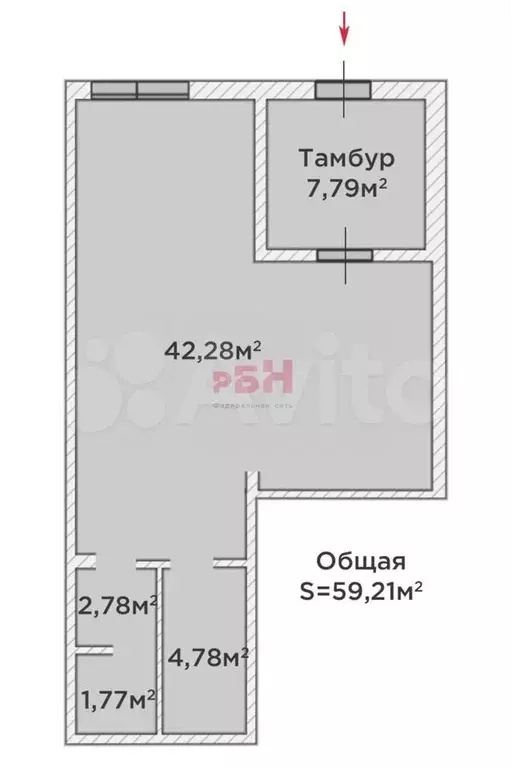 Торговое 52 м2 в новом ЖК тмн - Фото 1