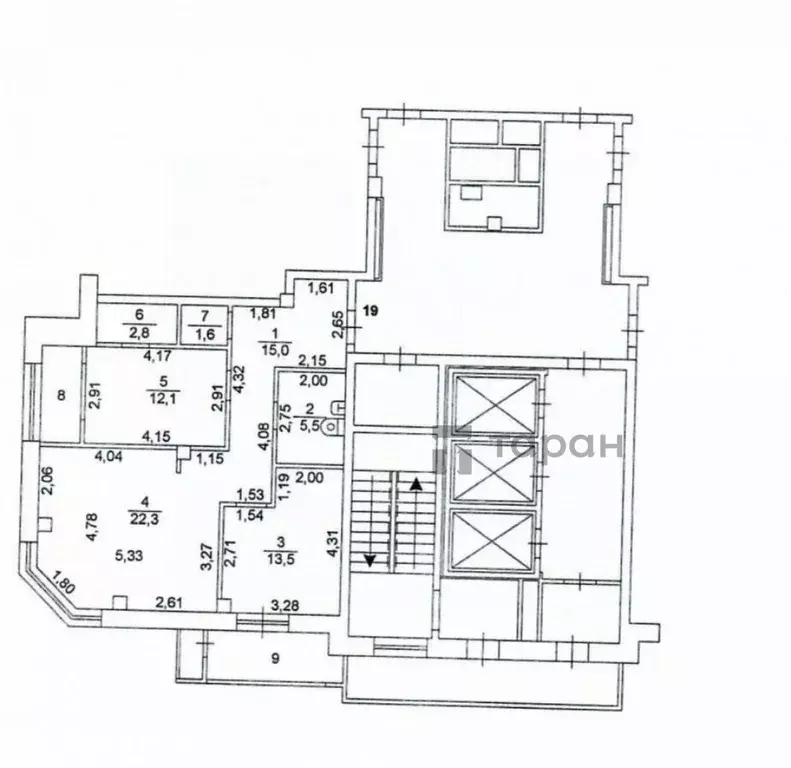 3-к кв. Челябинская область, Челябинск ул. Свободы, 77 (72.8 м) - Фото 2