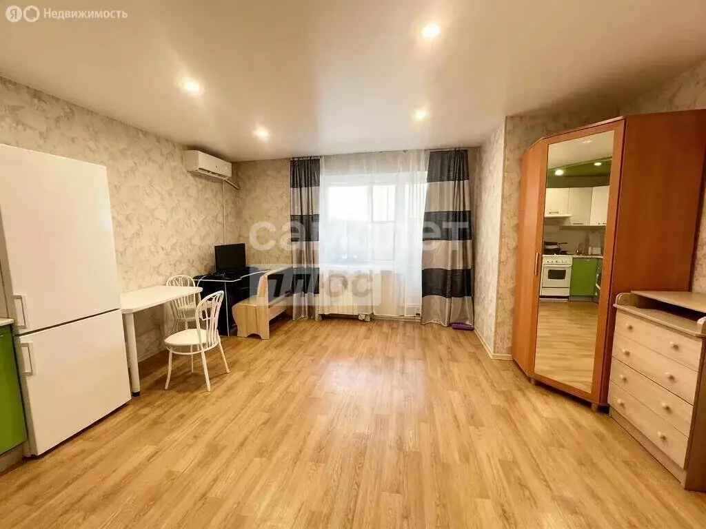 Квартира-студия: Благовещенск, Батарейная улица, 7 (30 м) - Фото 1