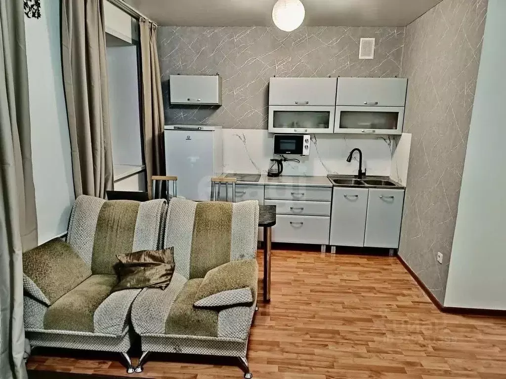 Студия Пермский край, Пермь ул. Лизы Чайкиной, 32А (29.5 м) - Фото 2