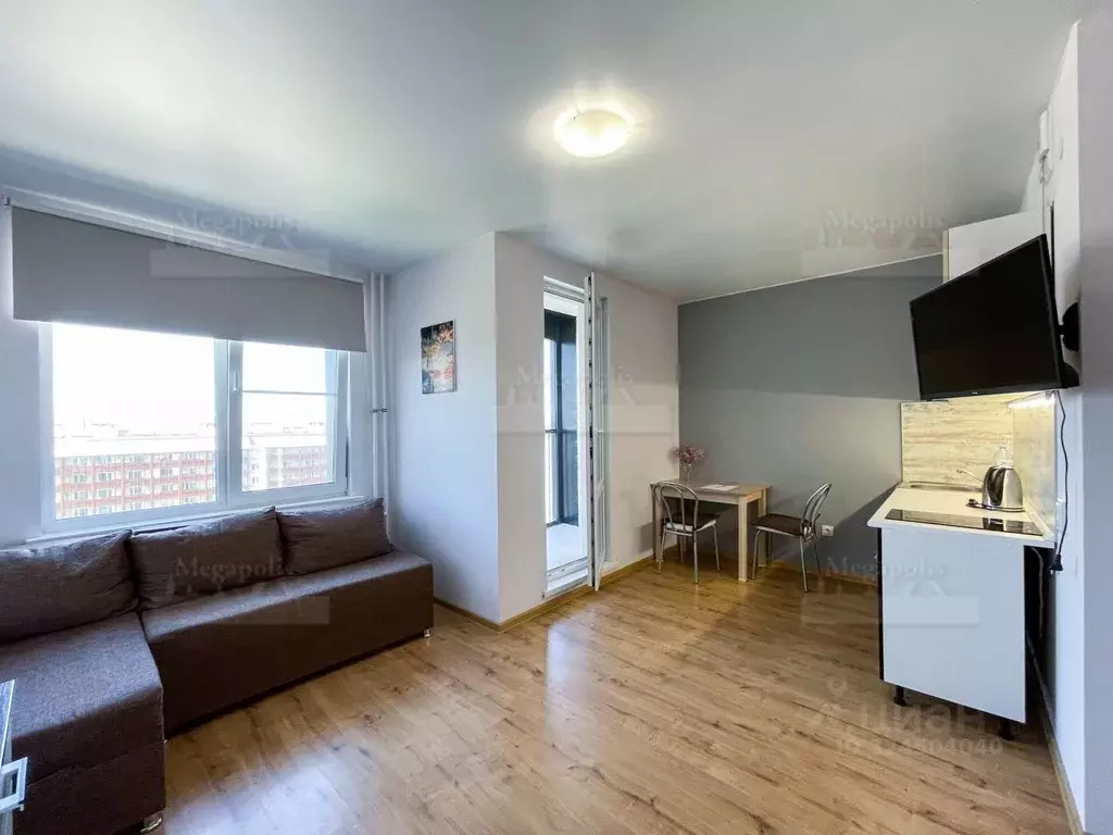 Студия Санкт-Петербург ул. Среднерогатская, 16к5 (28.0 м) - Фото 1