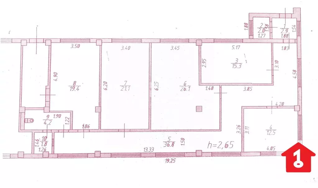 Офис в Омская область, Омск Волочаевская ул., 11/1 (142 м) - Фото 2
