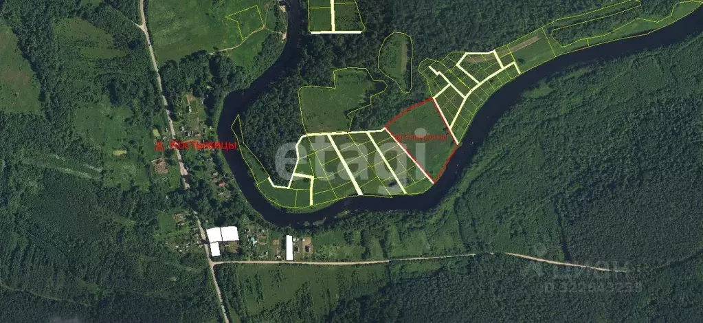 Участок в Псковская область, Порховский муниципальный округ, д. ... - Фото 1