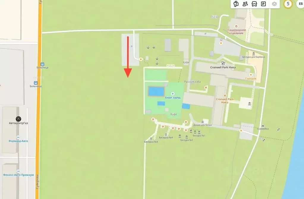 Участок в Омская область, Омск ул. Суворова (13.01 сот.) - Фото 1