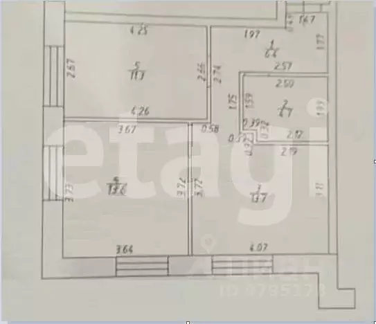 2-к кв. Татарстан, Казань Тэцевская ул., 4Д (49.2 м) - Фото 2