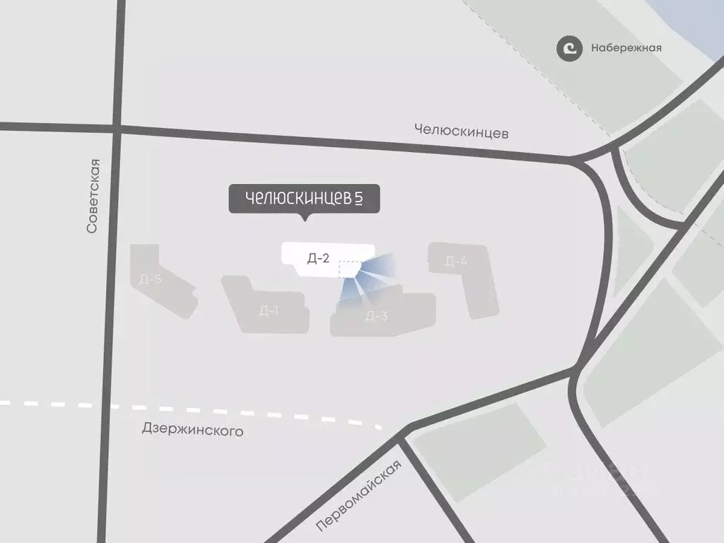 2-к кв. Тюменская область, Тюмень Челюскинцев 5 жилой комплекс (63.4 ... - Фото 2