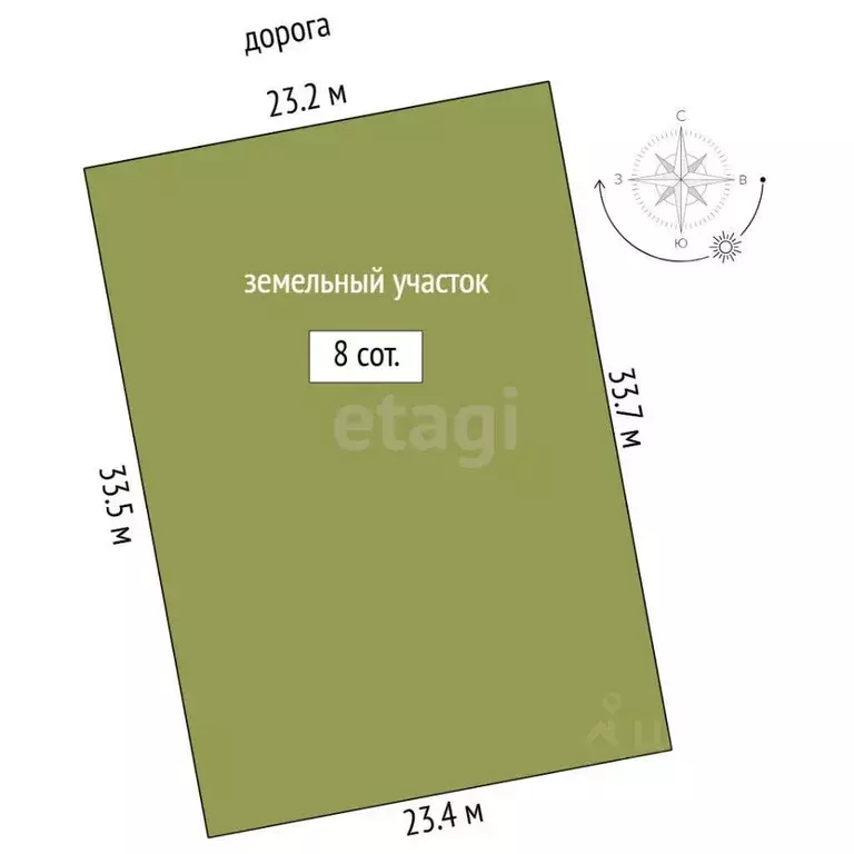 Участок в Тюменская область, Тюменский район, д. Решетникова  (8.0 ... - Фото 0