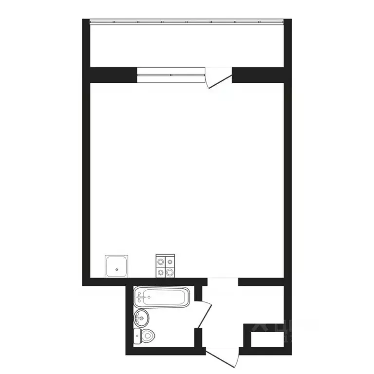 Студия Тюменская область, Тюмень ул. Республики, 239 (17.0 м) - Фото 2