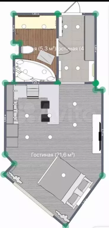Квартира-студия, 30,9 м, 16/18 эт. - Фото 0