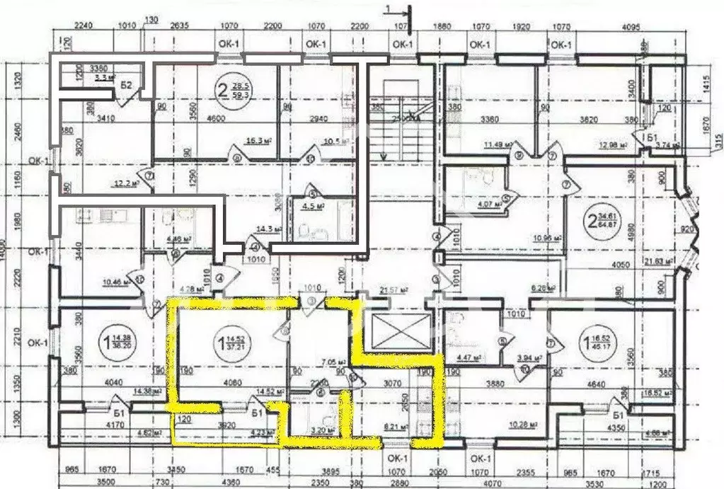 1-к кв. Самарская область, Самара ул. Промышленности, 166 (38.0 м) - Фото 1