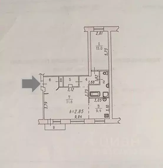 2-к кв. Омская область, Омск просп. Карла Маркса, 45 (78.5 м) - Фото 0