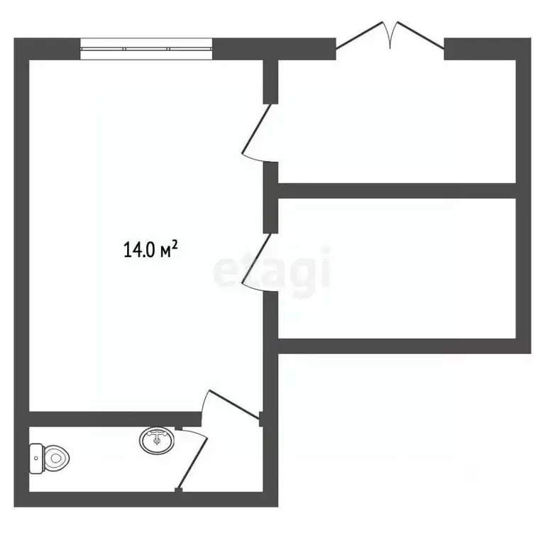 Торговая площадь в Коми, Усинск ул. 60 лет Октября, 2/2 (26 м) - Фото 0