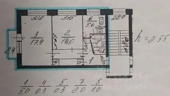 2-к кв. Санкт-Петербург просп. Народного ополчения, 207 (49.0 м) - Фото 1