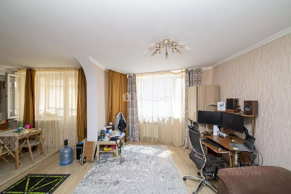 1-к кв. Нижегородская область, Нижний Новгород Рыбинская ул., 75 (42.4 ... - Фото 1