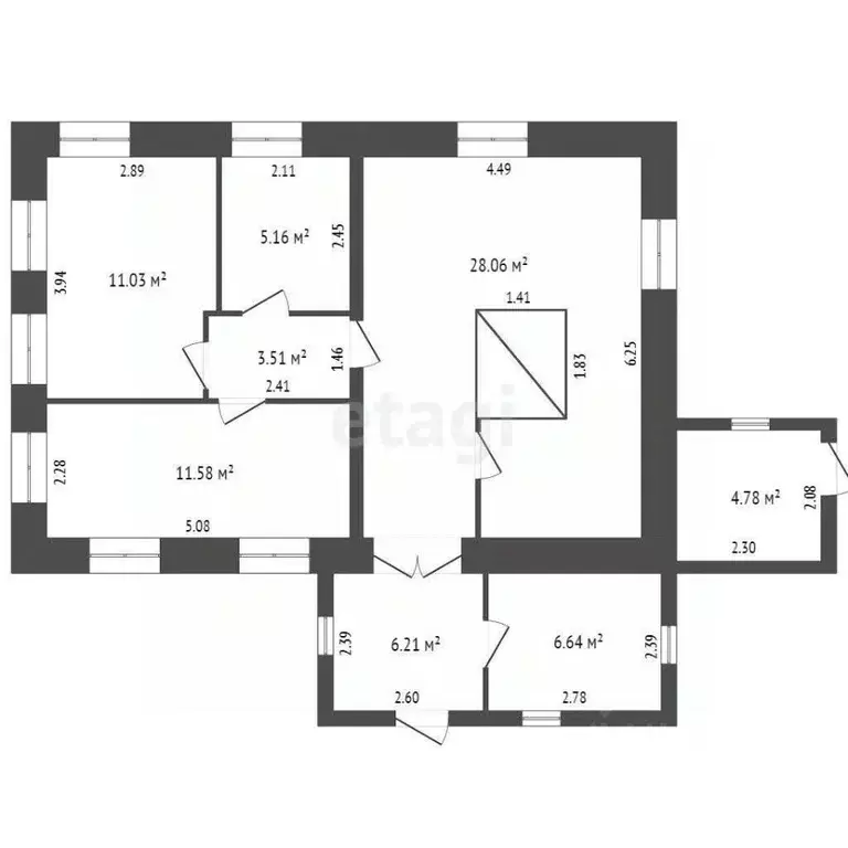 Дом в Марий Эл, Оршанский район, Великопольское с/пос, д. Пуял ул. ... - Фото 2