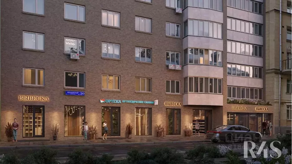 Торговая площадь в Москва Денежный пер., 30 (34 м) - Фото 0