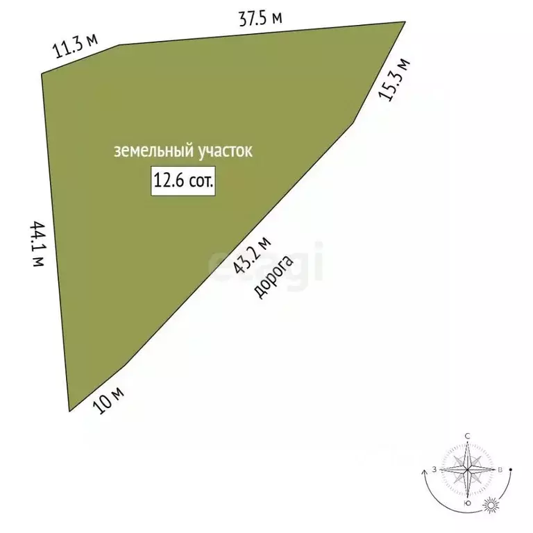 Участок в Санкт-Петербург пос. Александровская, ул. Мира (12.63 сот.) - Фото 1