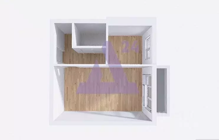 1-к кв. Алтайский край, Барнаул ул. Юрина, 202Бк2 (29.9 м) - Фото 1