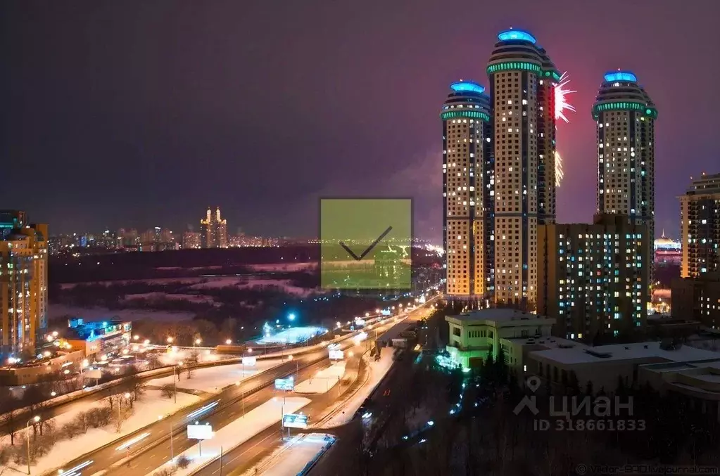 3-к кв. Москва Мосфильмовская ул., 70к1 (109.0 м) - Фото 0