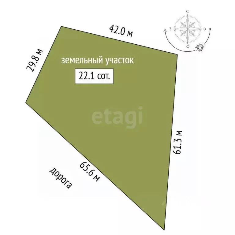 Участок в Ростовская область, Аксайский район, Старочеркасская ст-ца ... - Фото 1