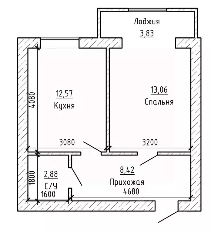 1-к кв. Кабардино-Балкария, Нальчик Кабардинская ул., 195 (43.35 м) - Фото 2