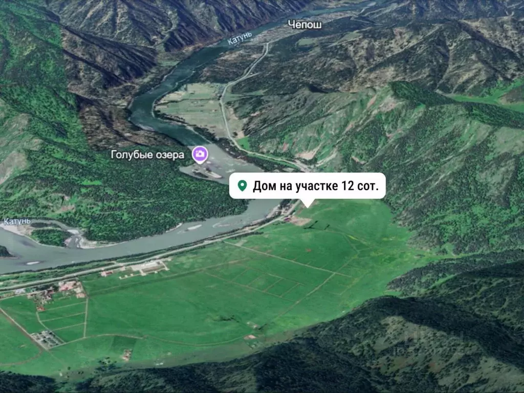 Дом в Алтай, Чемальский район, с. Чепош ул. Кучияк (88 м) - Фото 2