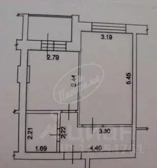 1-к кв. Калужская область, Калуга ул. Изумрудная, 18 (37.1 м) - Фото 2