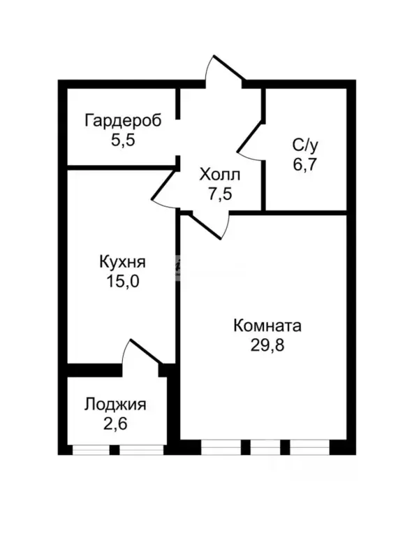 1-к кв. Москва Карамышевская наб., 2А (64.5 м) - Фото 1