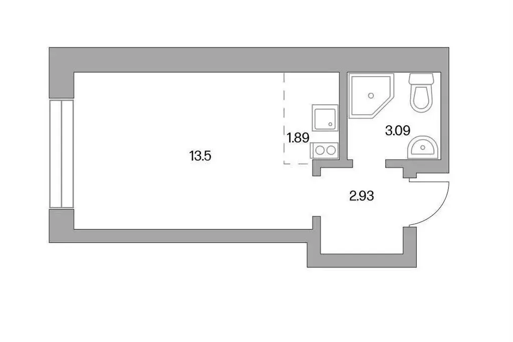 Квартира-студия: Балашиха, улица Яганова, 8 (21.3 м) - Фото 0