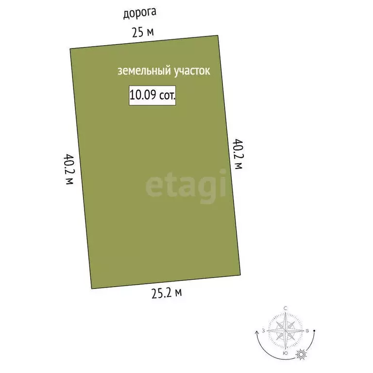 Участок в Кострома (10.09 м) - Фото 1