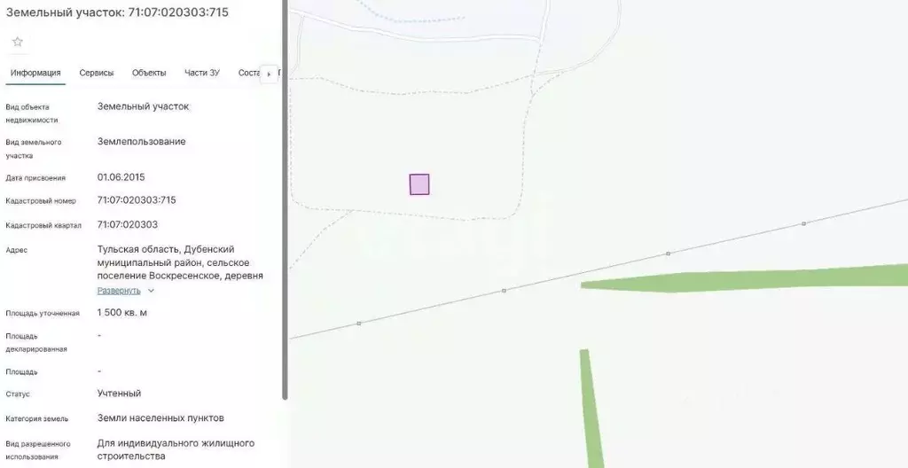 Участок в Тульская область, Дубенский район, Воскресенское с/пос, ... - Фото 2