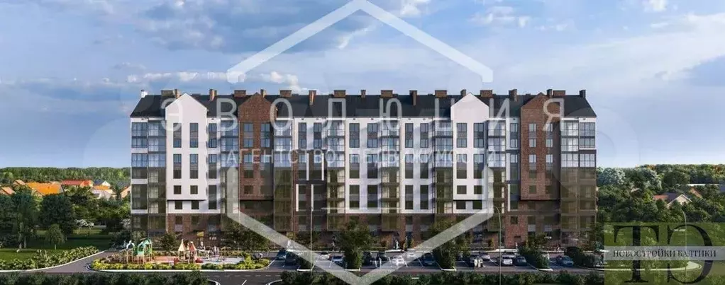 2-к. квартира, 59,5 м, 3/8 эт. - Фото 1
