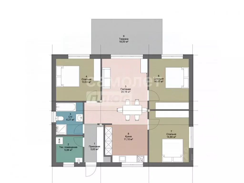 Дом в Московская область, Дмитров ул. Радужная (120 м) - Фото 2