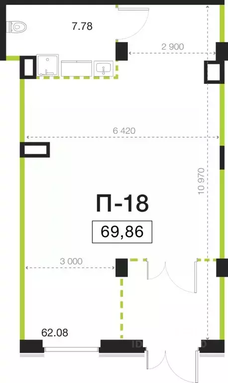 Помещение свободного назначения в Санкт-Петербург Легенда ... - Фото 1