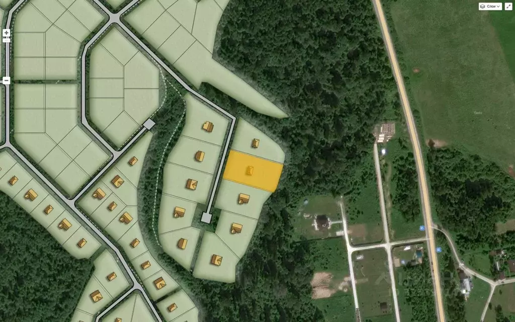 Участок в Московская область, Волоколамский муниципальный округ, ... - Фото 1