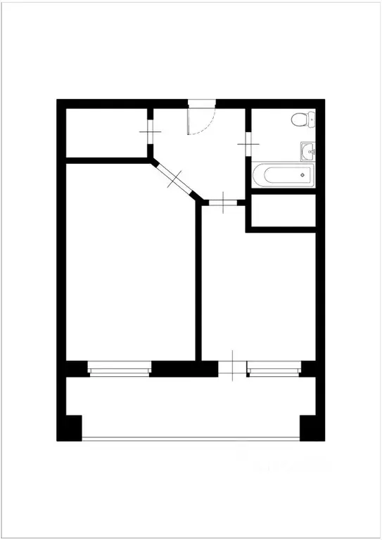 1-к кв. Московская область, Лыткарино ул. Ленина, 12 (41.0 м) - Фото 2