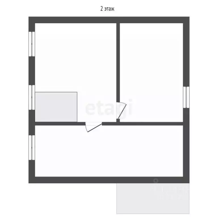 Дом в Вологодская область, Сокольский муниципальный округ, Кадников ... - Фото 2