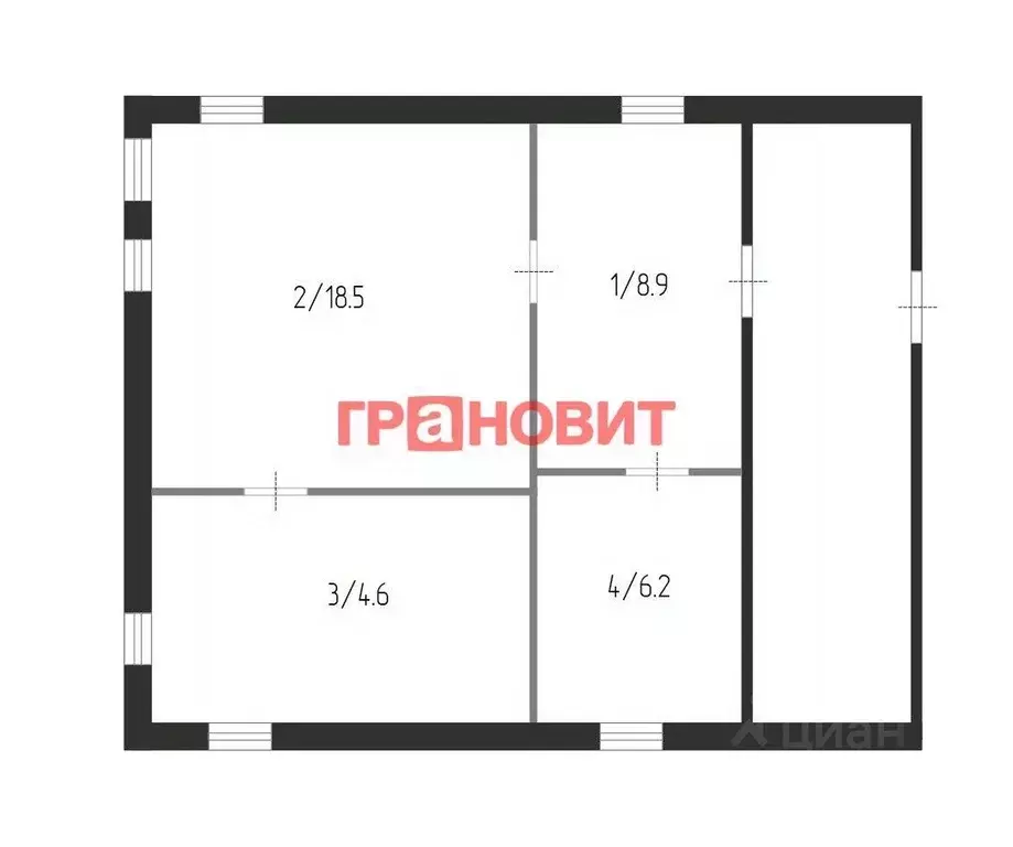Дом в Новосибирская область, Коченево рп ул. Кузнецкая, 11 (68 м) - Фото 1