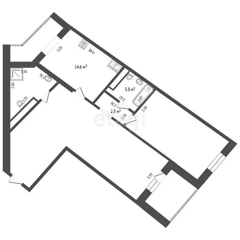 3-комнатная квартира: Тюмень, Ямская улица, 86 (87.9 м) - Фото 0